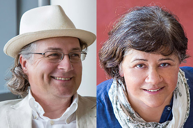 Side-by-side headshots of Kai von Fintel and Sabine Iatridou 