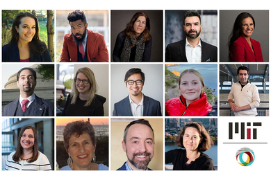 Three by five grid of headshots of grant recipients
