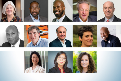 Thirteen MIT Corporation members. 