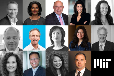 Portraits of the 10 MIT Corporation term members