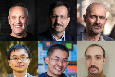 2 by 3 grid of headshots